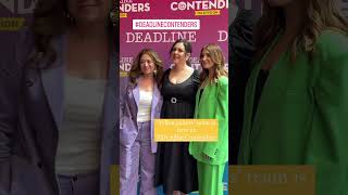 Melanie Lynskey and Sophie Nélisse at the Deadline Contenders in LA melanielynskey yellowjackets [upl. by Rennold418]