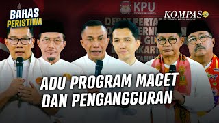 Debat Perdana Pilkada Jawab Macet dan Pengangguran di Jakarta [upl. by Afital]