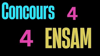 Concours ENSAM [upl. by Mchale]