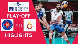 Halkbank Ankara vs Galatasaray HDI Istanbul  Efeler Ligi 20232024 PlayOff  Match highlights [upl. by Llerrahs]