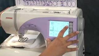 Janome Memory Craft 9500 Demonstration [upl. by Imer897]