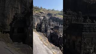 Ellora Caves  Woulds Largest Monolithic Structure Is In India shortsfeed shorts shiva [upl. by Nonnelg]