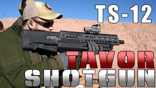 IWI TS12 Tavor Shotgun and Tavor 7 at Range Day 2018 [upl. by Arbmik]