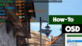 Show Temperatures Clockspeeds etc in Games  How to set up an on screen Display  Guide  HowTo [upl. by Blisse]