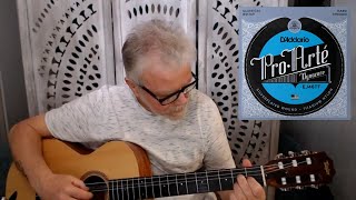 DAddario EJ46TT Titanium Classical Guitar Strings Review  Taylor Academy 12eN Nylon String [upl. by Priebe]