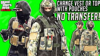 GTA 5 Online Change VestTop With Pouches PATCHED [upl. by Forcier]