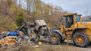 Public Works Clears the Lake St Homeless Encampment in Burlington VT on 20241104 [upl. by Salzhauer]