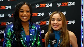 Bianca Belairs Big Week WWE 2K24 Cover Hulu Premiere amp Royal Rumble 2024 [upl. by Nnayrb]