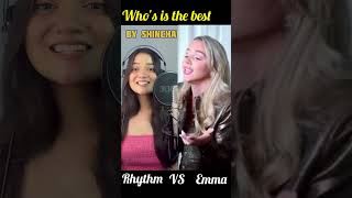 Aayi Nai stree2 movie cover Songs battle  Rhythm VS Emma Heestersshorts coversongsmaahup [upl. by Settera]