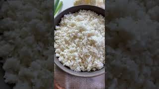 How to Make Cauliflower Rice shorts [upl. by Berl]