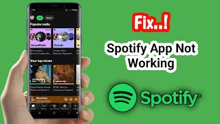 How to fix Spotify App not working amp Login problems solve [upl. by Eilyac]