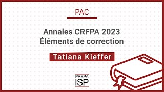 Annales CRFPA 2023  Procédure Administrative Contentieuse [upl. by Apollus]