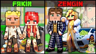 FAKİR EFEKANIN SEVGİLİSİ VS ZENGİN ALPERENİN SEVGİLİSİ 😱 Minecraft [upl. by Filemon]