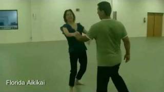 Aikido Self Defense for Women 15  Penny Bernath  Defense [upl. by Ennovyhs]