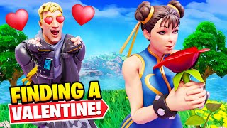 I Found a VALENTINE on FORTNITE [upl. by Reffinnej]