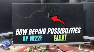 HP M22f Monitor IPS panel damage how repair possibilities  Created by Afjal Hossain [upl. by Whiting276]