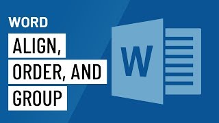 Word Aligning Ordering and Grouping Objects [upl. by Iru]