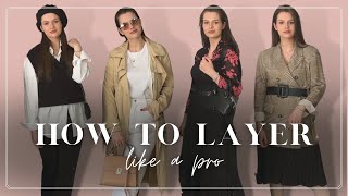 HOW TO LAYER LIKE A PRO  Clothing Layering 101  How to Layer Your Outfits [upl. by Tonia548]