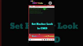 Windows Command Line Prank  CMD Hacks and Tricks to Look Like a Hacker prank shortclip shorts [upl. by Ateiluj352]