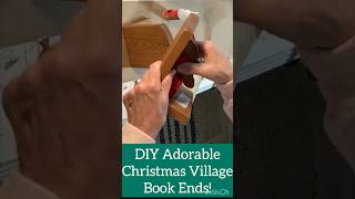 DIY Christmas Village BookendsPutz House shorts [upl. by Nnylsia]