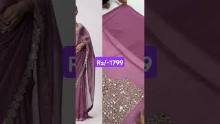 New collection sareelatest saree with blouse designsareenewcollection [upl. by Clevie191]