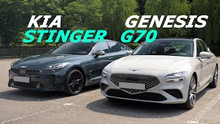 New 2024 Genesis G70 vs Kia Stinger quotDead and Alivequot [upl. by Ermina]