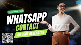 WhatsApp Contact QR Code Generator  QR Code Chat Connect [upl. by Aleras49]