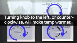 Temperature Controls  Top Mount Refrigerators [upl. by Negriv]