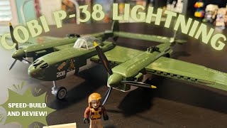 Cobi P 38 Lightning Lego speedbuild buildingblocks p38lightning [upl. by Adelbert163]