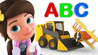 Happy and Snappy Learning Alphabet A to Z With Plane  Alphabet For Toddlers  Happy Snappy TV [upl. by Aihsekan]