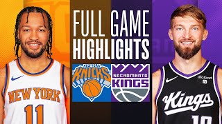 KNICKS at KINGS  FULL GAME HIGHLIGHTS  March 16 2024 [upl. by Cad]