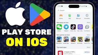 How To Download Google Play Store Apps on your iOS Device  Play Store on iPhoneiPad 2024 [upl. by Bruyn]