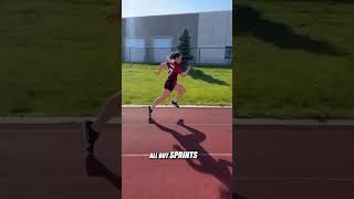 Resisted power sprintssprints power fitness shortvideo shorts viralvideo trending track [upl. by Cedell387]