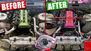 LOW BUDGET DRIFT BUILD EP 13 SR20 Turbo Upgrade [upl. by Akined]