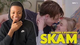 SKAM Season 2 BLOOPERS Reaction [upl. by Kriss]