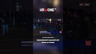 Akademikerball Innenstadt wird wieder zur Festung news  kronetv [upl. by Lulita615]