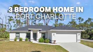 2023Built 3 Bedroom 2 Bathroom POOL HOME Located on a DOUBLE LOT in Port Charlotte Florida ☀️ [upl. by Sisile554]