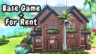 TOWNHOUSES For Rent 🏤💸 Sims 4 Speed Build [upl. by Neelloc]