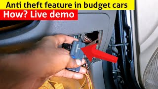 Install Anti Theft System in Car  adding in budget car  GPS tracket installation demo  Birla [upl. by Gautier]