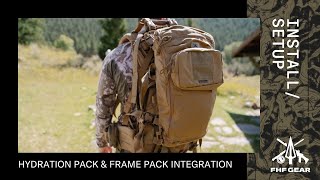 How to Attach Hydration Pack to Hunting Backpacks [upl. by Chantal]