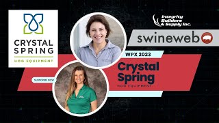 Crystal Spring Hog Equipment Interview at World Pork Expo 2023 [upl. by Ivana]