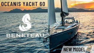 Luxury Sailing Yacht BENETEAU Oceanis Yacht 60 New 20222023 HD [upl. by Trebleht]