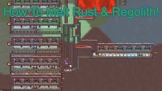 Rust And Regolith Melter Hybrid  Oxygen Not Included Tutorials [upl. by Lunna915]