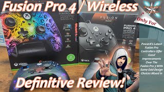 PowerA Fusion Pro 4 amp Fusion Pro Wireless Review  Solid But Odd [upl. by Ellenor]