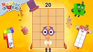 Lets count to 20  Maths Learn to Count Skills  Numberblocks [upl. by Jolanta]