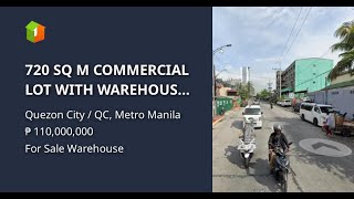 720 SQ M COMMERCIAL LOT WITH WAREHOUSE ALONG BLUMENTRITT EXT NEAR SIMOUN ST [upl. by Girvin]