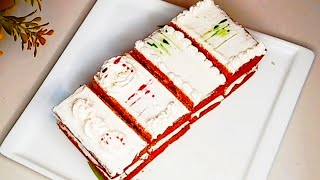 চুলায় তৈরী পেস্ট্রি কেক।vanilla pastry cake recipe।pastry cake without oven [upl. by Durr]