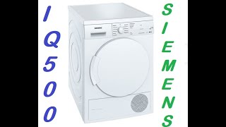 SiemensIQ 500 WT44W16215 trocknet nicht richtig und pumpt kein Kondenswasser ins Kondensbehälter [upl. by Handal]