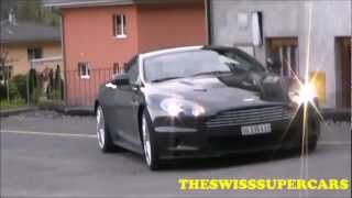 James Bonds Aston Martin DBS walkaround and sound [upl. by Nnylaehs]