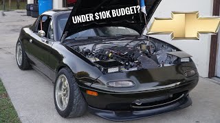 LS Miata SWAP COST and FULL BUILD COST Under the 10k Budget [upl. by Adnoryt67]